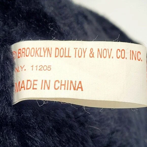 Vintage 1980s Brooklyn Doll & Toy Dalmatian Stuffed Plush Puppy Dog 15" - Picture 8 of 9